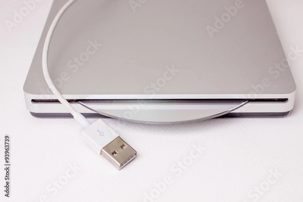 Fototapeta external cd dvd burner reader