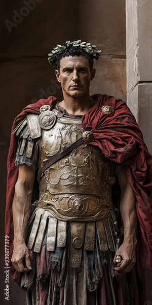 Obraz roman emperor statue