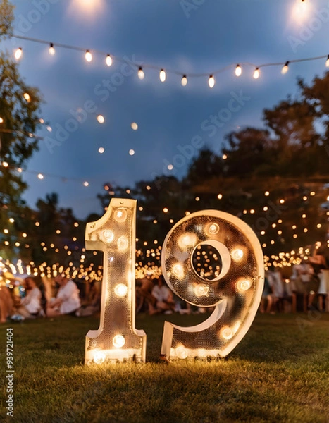 Obraz 19 birthday party 