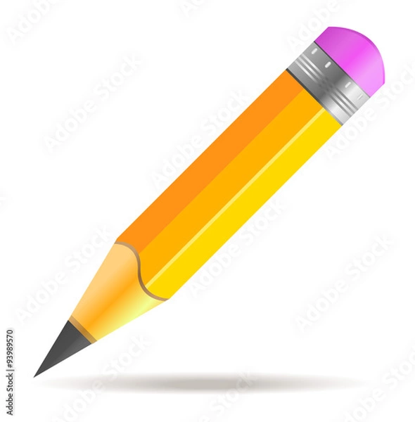 Fototapeta Vector pencil icon