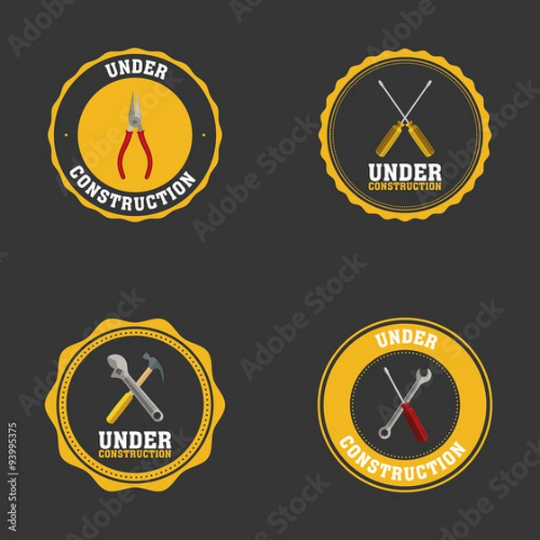 Obraz Under construction icon