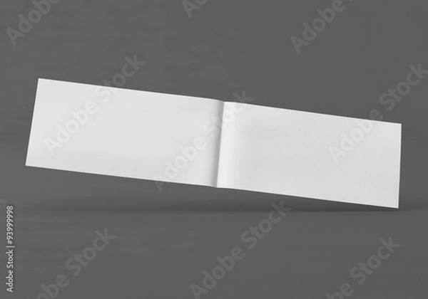 Obraz Flyer Broschüre Din Lang auf Hintergrund