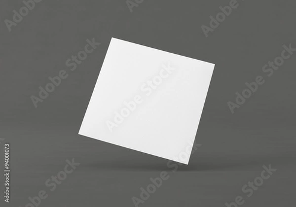 Obraz Flyer Broschüre quadrat auf Hintergrund