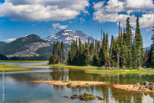 Obraz lake in the mountains
