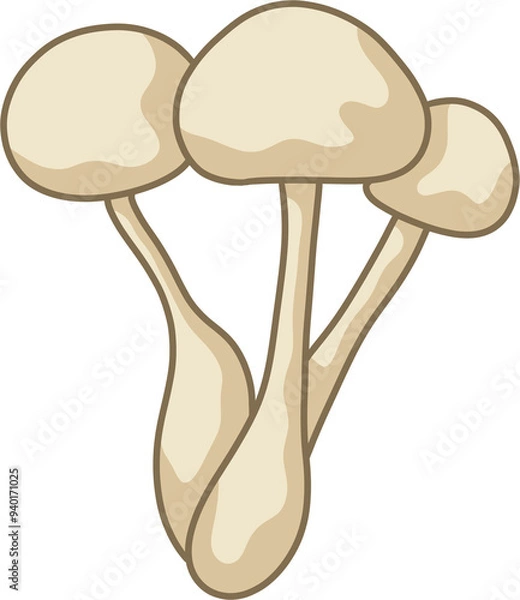 Fototapeta illustration of a mushroom