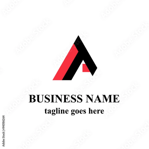 Fototapeta Illustration of Creative Initial TA or AT Vector Logo for Your Brand