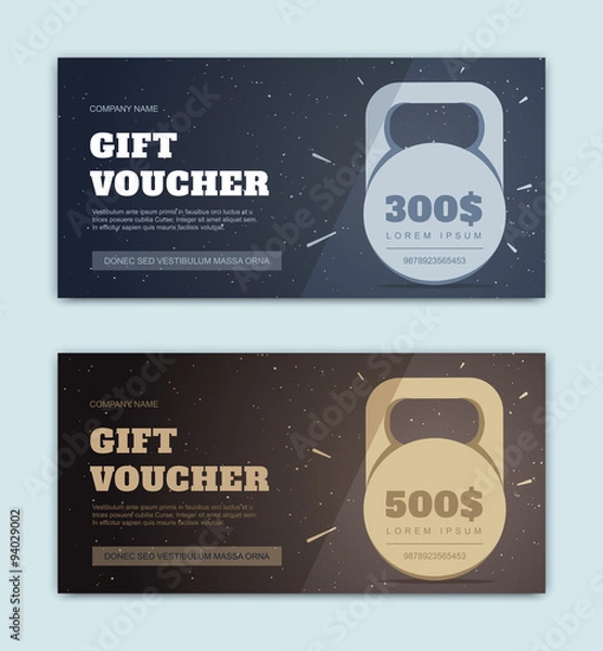 Obraz Illustration for a gift card