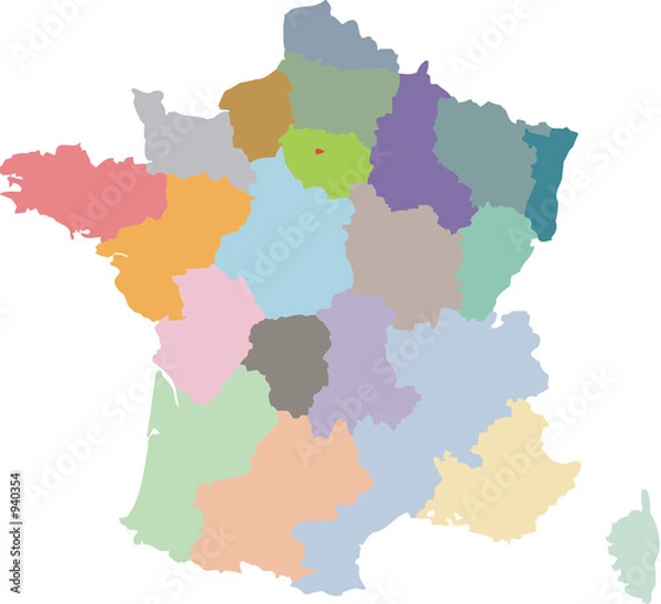 Obraz la france par région