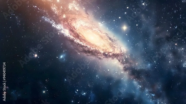Obraz Cosmic Spiral Galaxy
