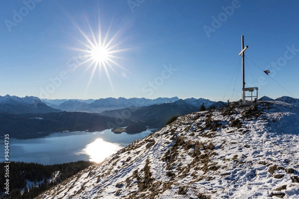 Obraz Kreuz mit Lichtstern