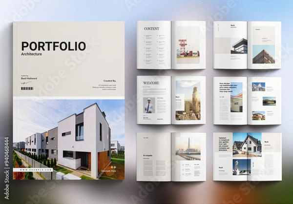 Obraz Architecture Portfolio Layout