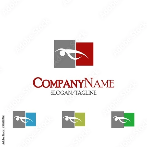 Obraz sport logo icon vector