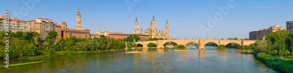 Obraz Panorama of Zaragoza