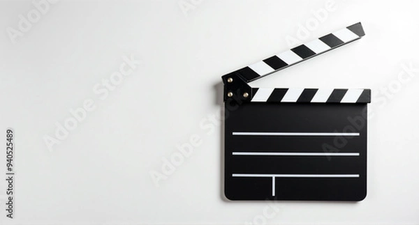 Obraz movie clapper board
