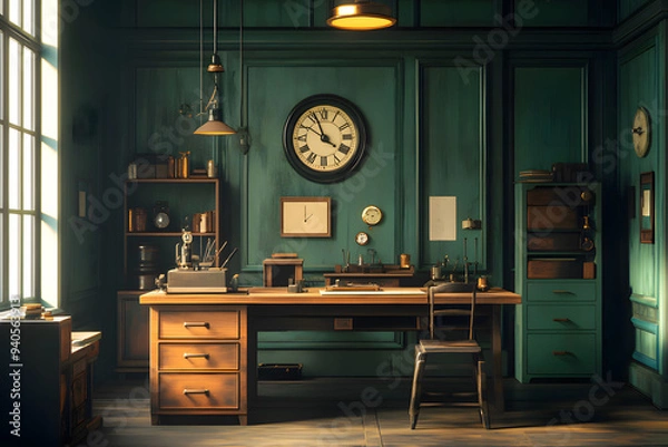 Fototapeta interior of an house. Generative AI