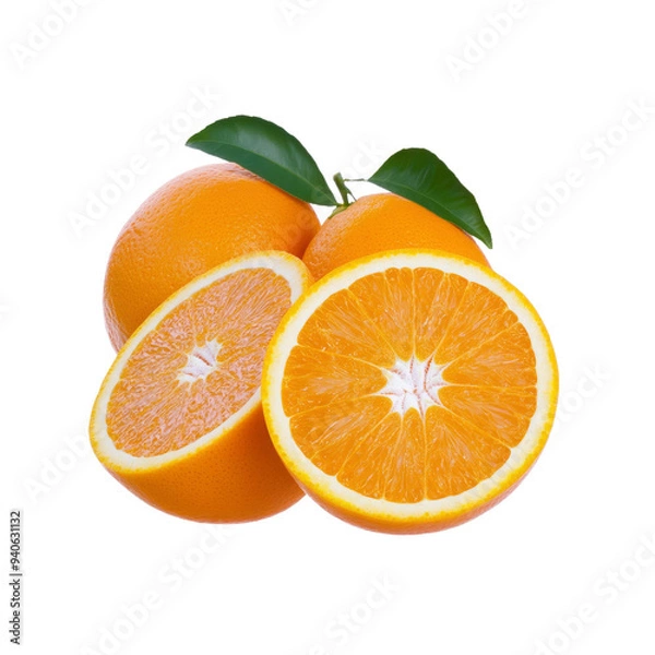 Obraz Freshly Cut Oranges with