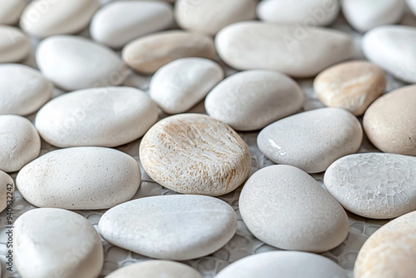 Fototapeta Serenity in Stone: Nature's Palette Unveiled by Generative AI