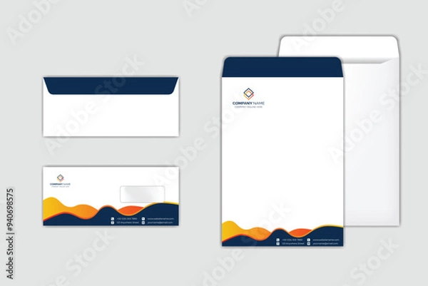 Obraz Corporate Envelope Design Template set