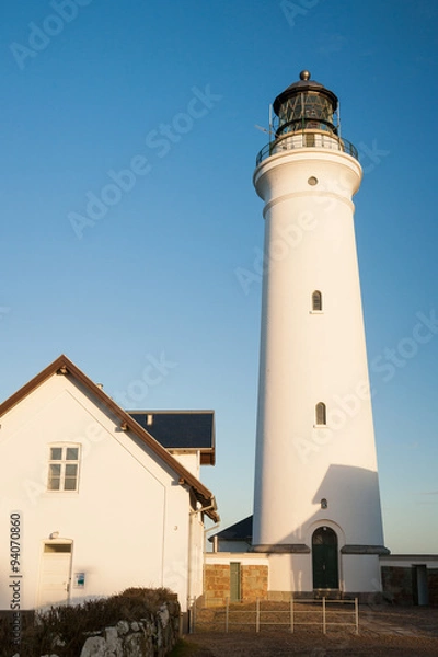Fototapeta Leuchtturm in Hirtshals in Dänemark