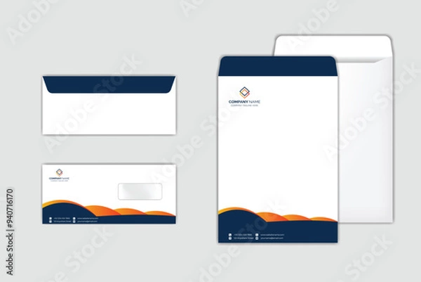 Obraz Corporate Envelope Design Template set