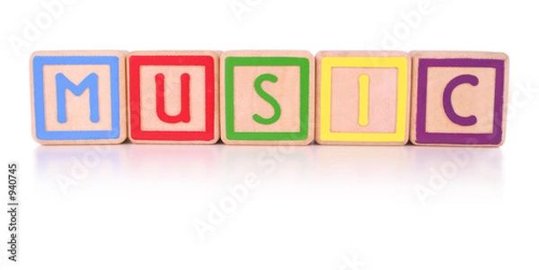 Obraz bloki muzyczne