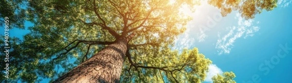 Fototapeta Path to Carbon Neutrality: Decarbonization Efforts and Carbon Offset Strategies