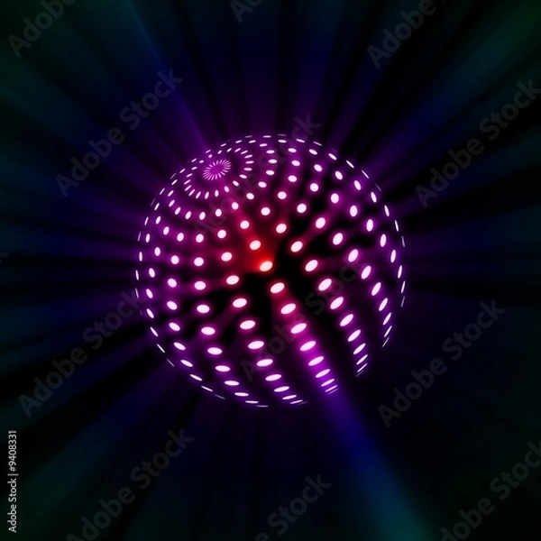 Fototapeta disco ball