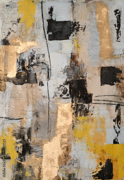 Fototapeta Abstract colorful oil painting on canvas texture. Hand-drawn brush stroke, oil painting background. Modern Art Oil Paintings. Abstract modern art for background