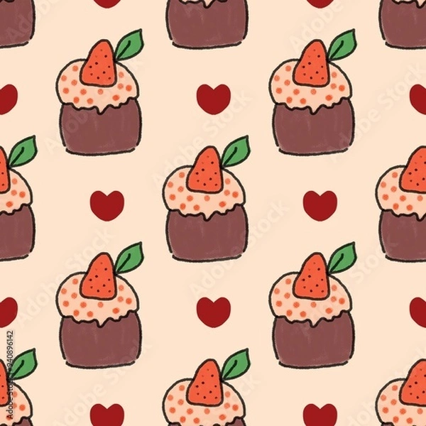 Obraz seamless pattern