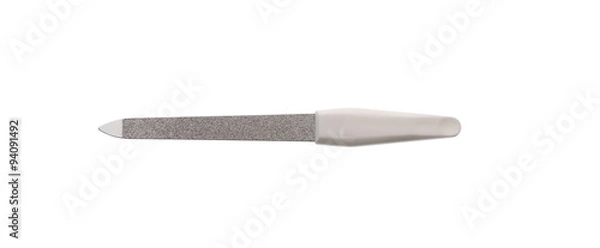 Obraz Nagelfeile auf weiss freigestellt
