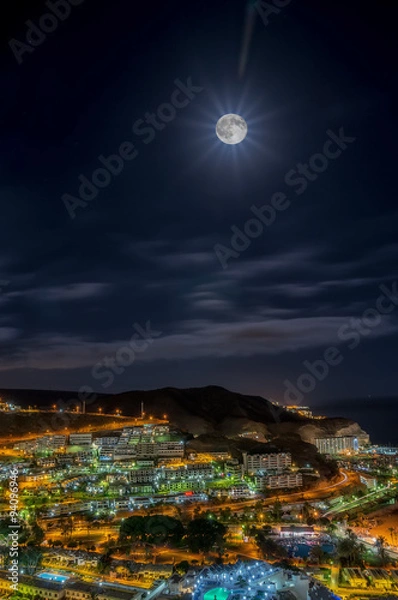 Obraz Puerto Rico by night.