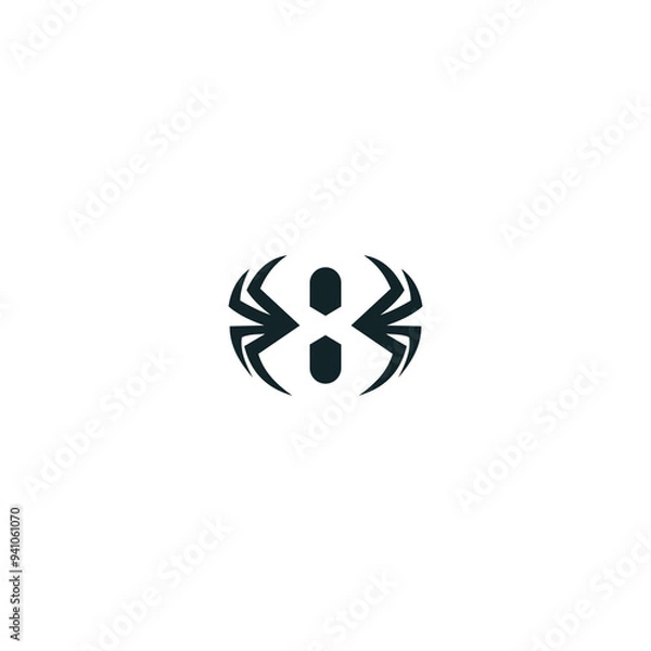Obraz spider 8 logo