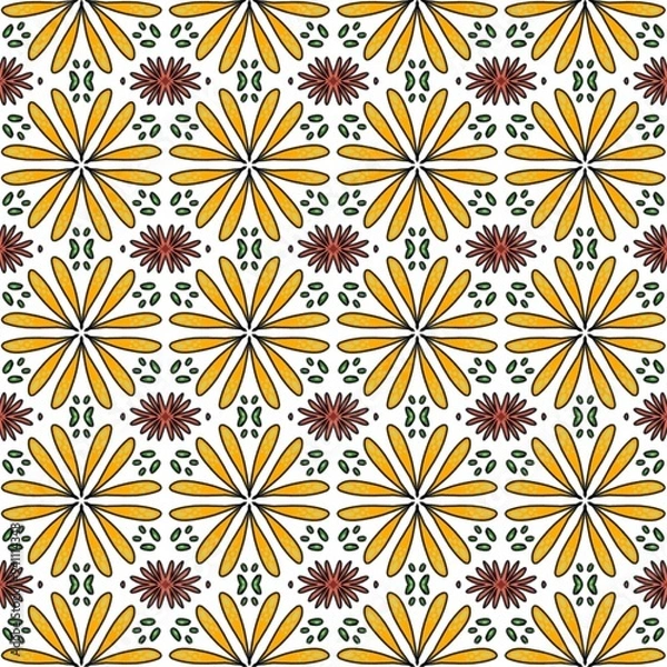 Obraz Flower pattern background image