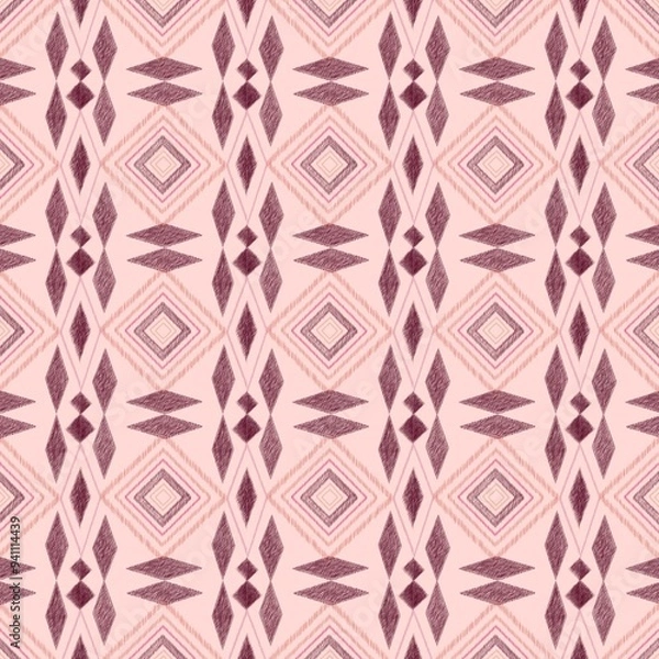 Obraz Pink seamless background pattern wallpaper
