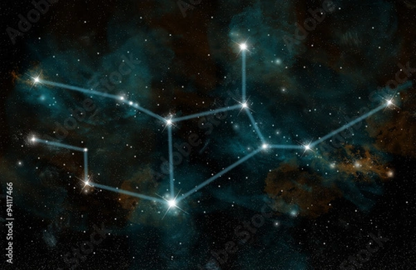 Fototapeta The Constellation of Virgo the Virgin