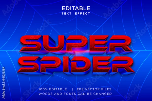 Obraz Editable Modern 3D Text Effect Template for Banner, Sale, and Event Promotion Design