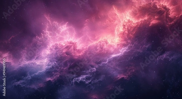 Fototapeta Cosmic Nebula | Colorful Clouds in Space