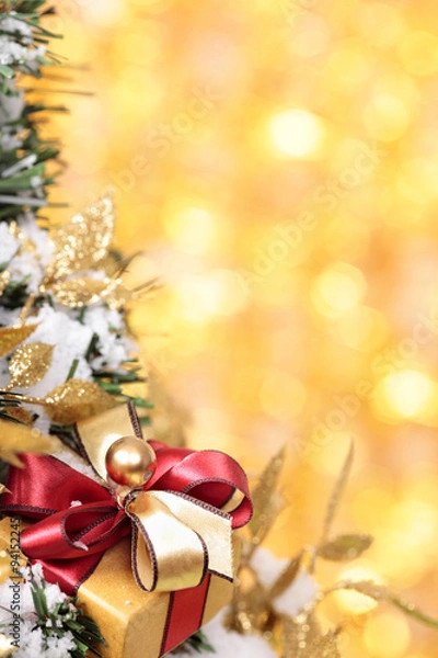 Obraz Christmas background with copy space