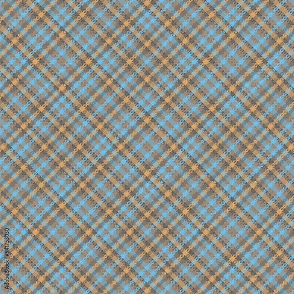 Fototapeta Tartan plaid pattern with texture.