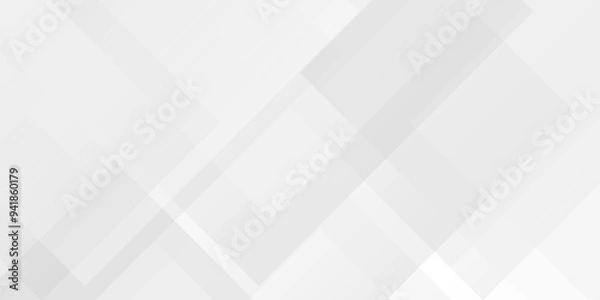Obraz Abstract white diamond triangle layer shape technology creative concept geometric pattern line modern line vector. White and gray abstract technology modern, template gray light lines background.