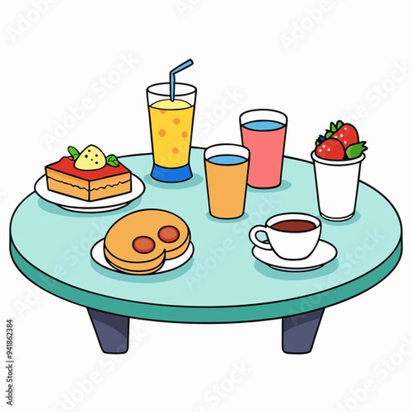 Obraz Breakfast Spread Ideas for Enhancing Food Content