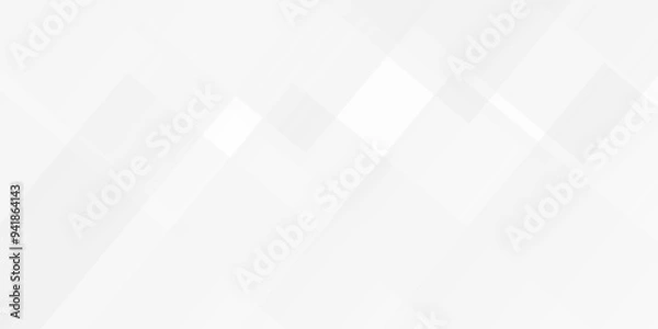 Fototapeta Vector abstract futuristic White triangle tech web square pattern. geometric business presentation digital minimal wave line. white diamond creative technology minimalist empty triangle background.