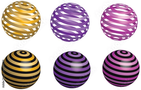 Obraz vector abstract color balls