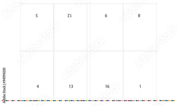 Obraz 面付天袋左綴左開
