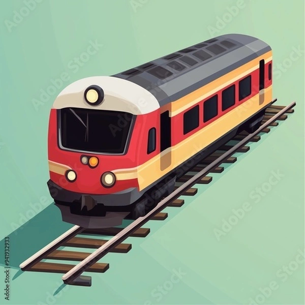 Obraz Train Illustration