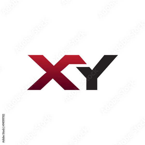 Fototapeta Modern Initial Logo XY
