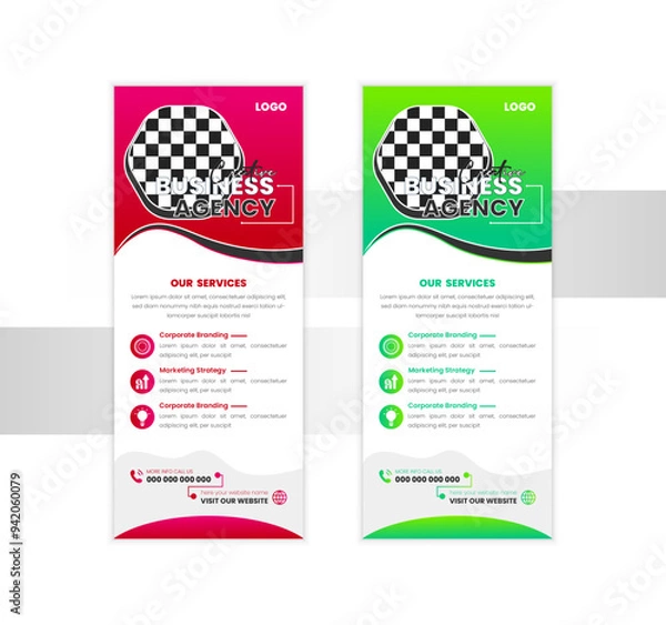 Obraz ROLLUP BANNER DESIGN