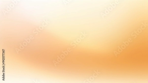 Fototapeta Beige and orange background. Pastel color blur gradient. Creamy pink mixed with amber nude shade. Delicate aesthetic template for design.