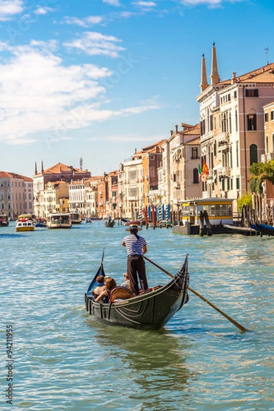 Obraz Gondola on Canal Grande in Venice