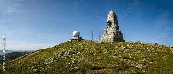Fototapeta View of the site of the big balloon of Alsace
